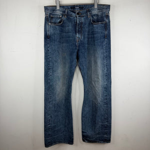 Jacquemus Le Raphia Blue Wash Jeans