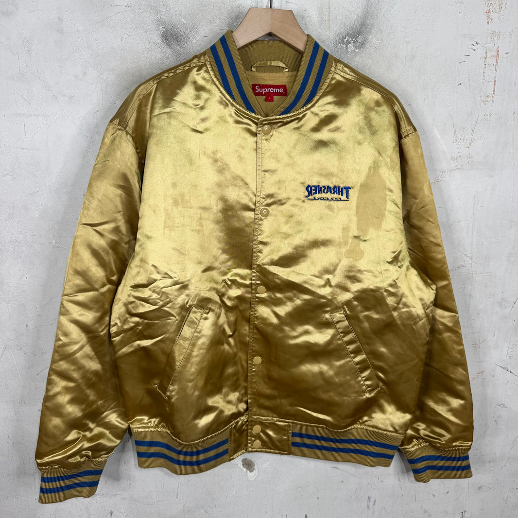 Supreme x Thrasher Satin Logo Jacket