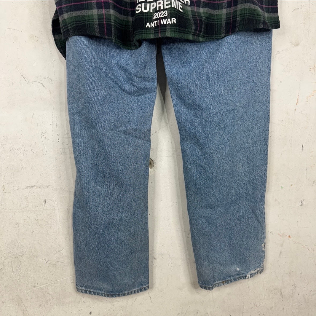 Supreme x Undercover Flannel Waist Jeans