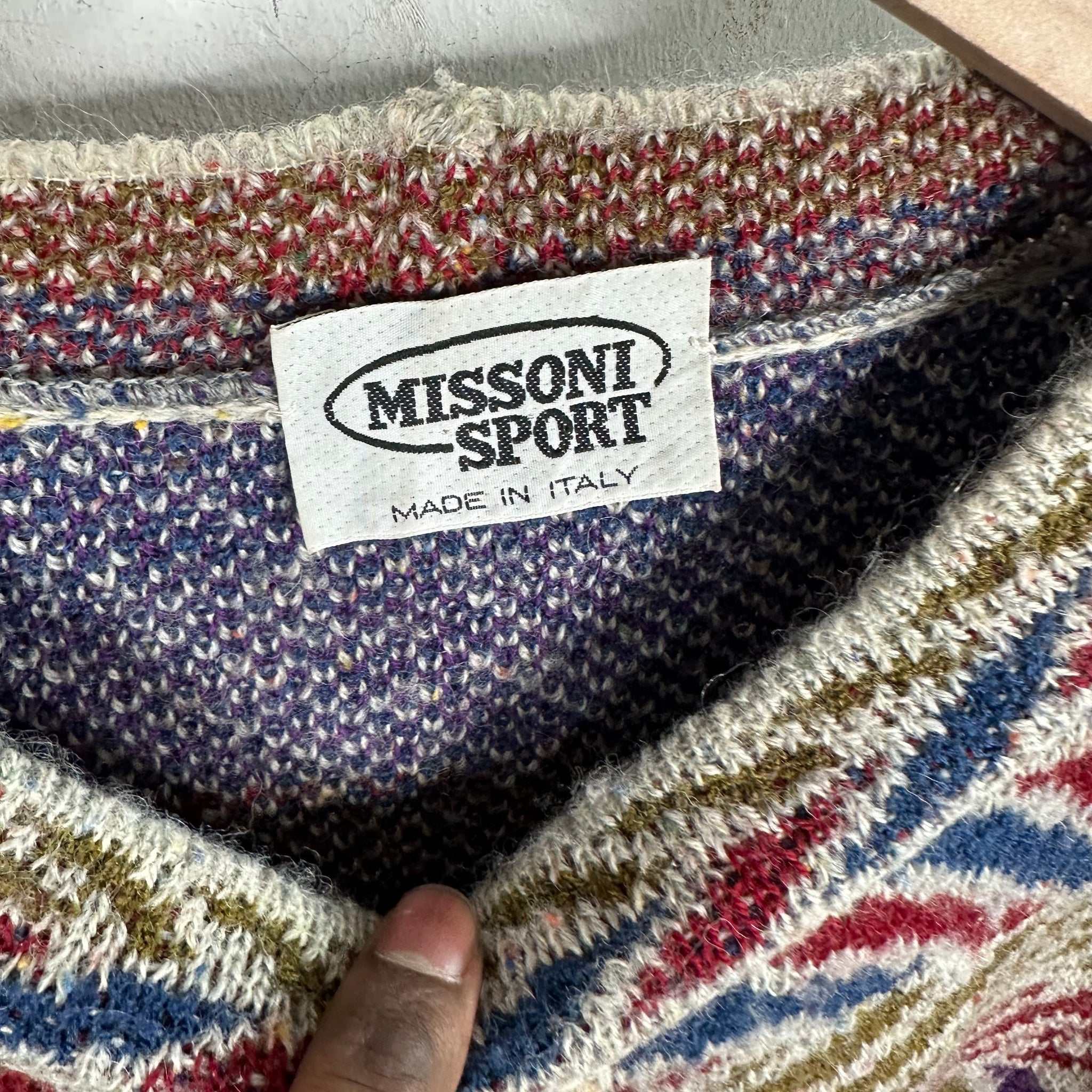 Missoni Sport Multicolor Knit Sweater