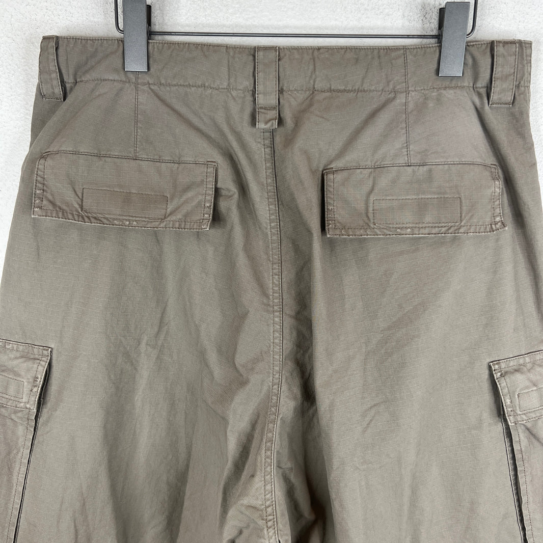 Balenciaga Brown Convertible Cargo Pants