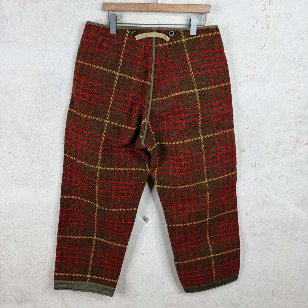 Margiela Reversible Tartan Trousers
