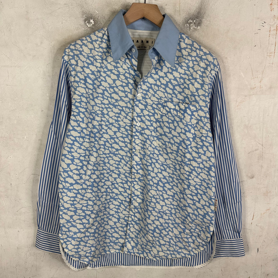 Marni Stripes/Clouds LS Button Up Shirt
