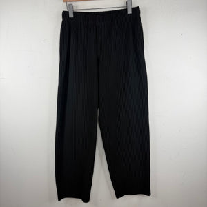 Issey Miyake Black Pleated Pants
