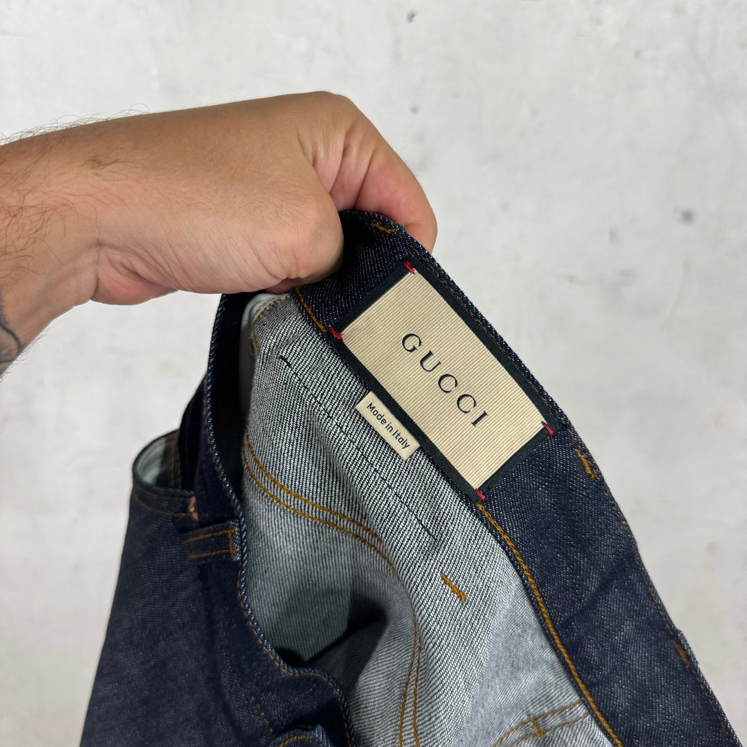 Gucci BNWT Plain Raw Denim Jeans