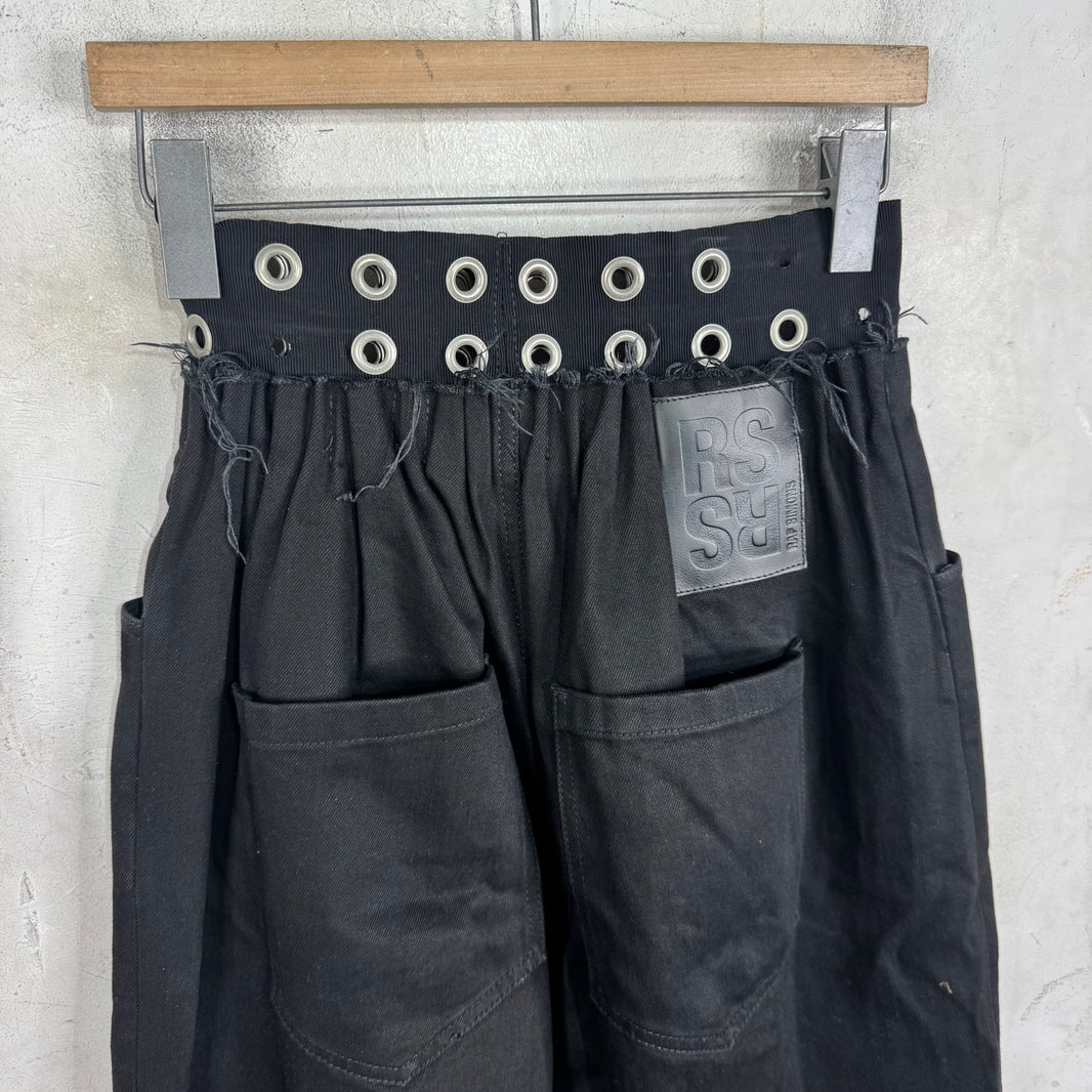 Raf Simons Grommet Waisted Baggy Jeans