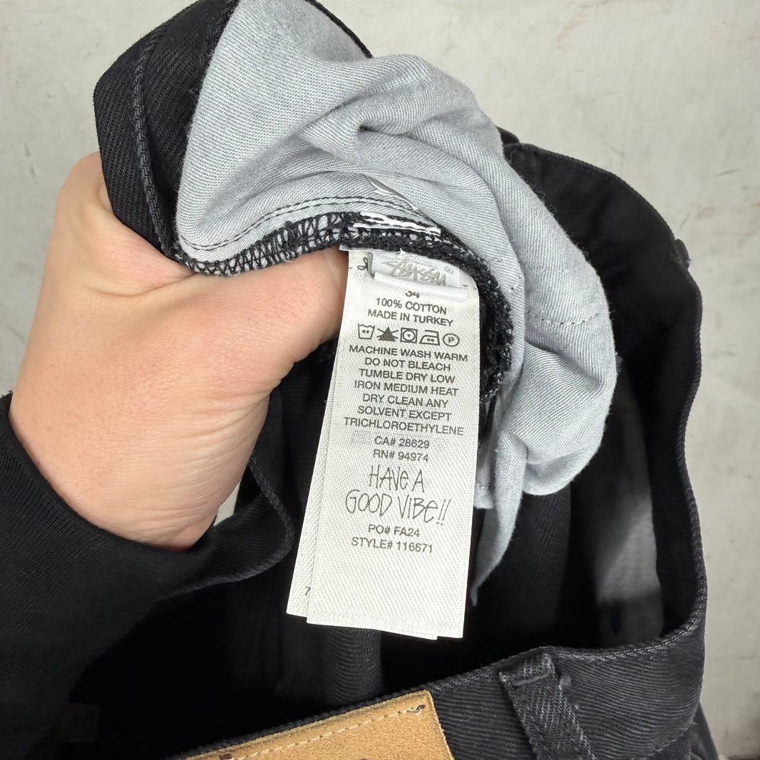 Stussy Relaxed Jeans Black
