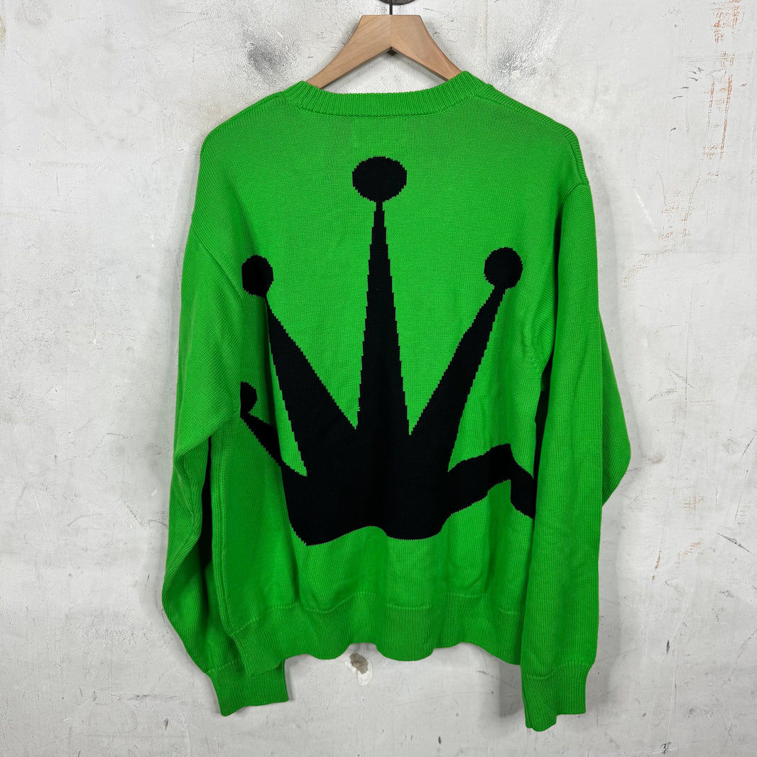 Stussy Green Crown Sweater