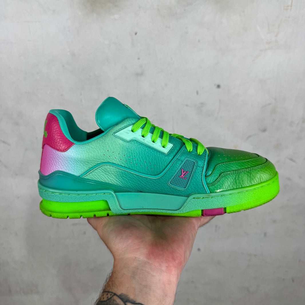 Louis Vuitton Gradient Green Trainers