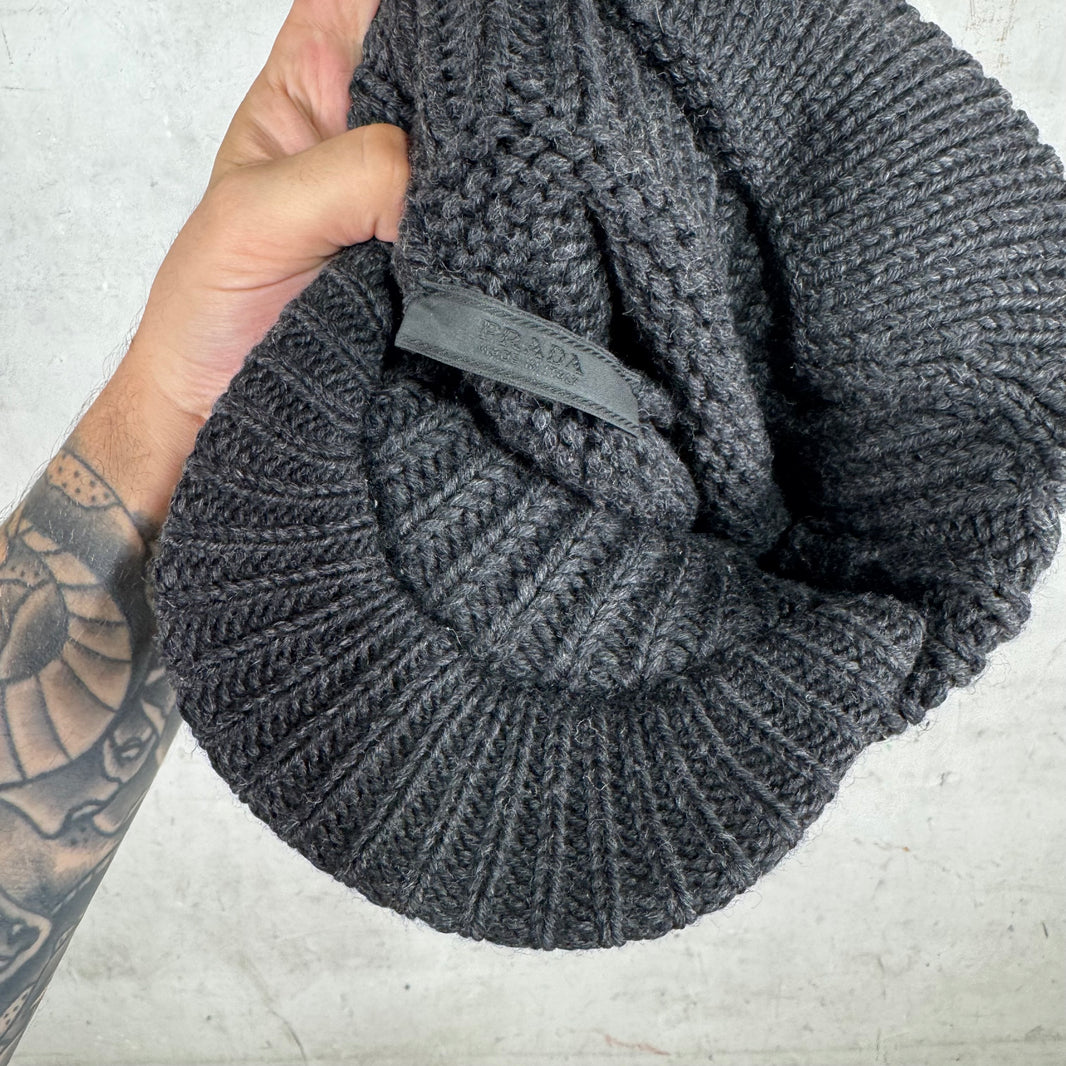 Prada Double Billed Beanie
