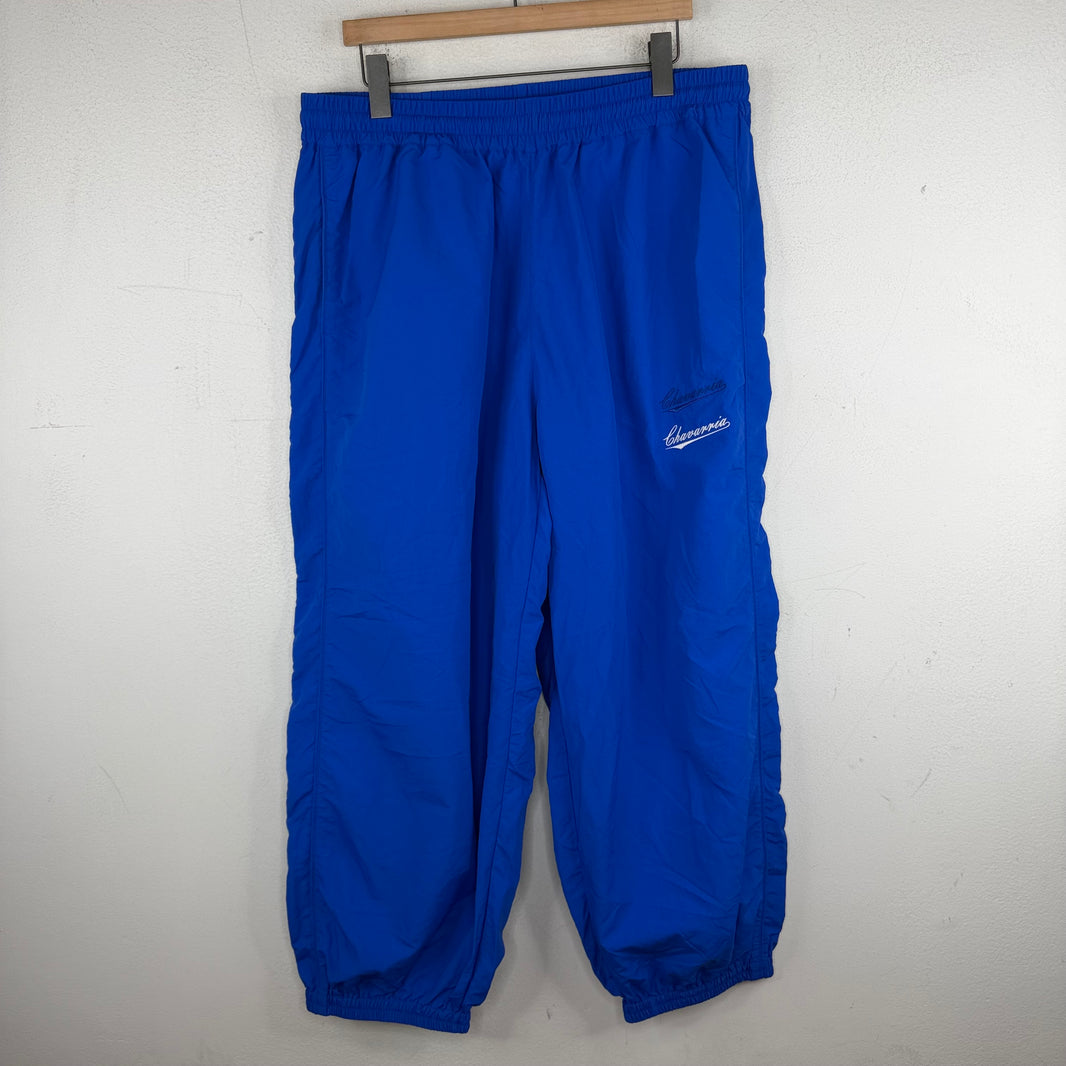 Willy Chavarria Blue Nylon Trackpants