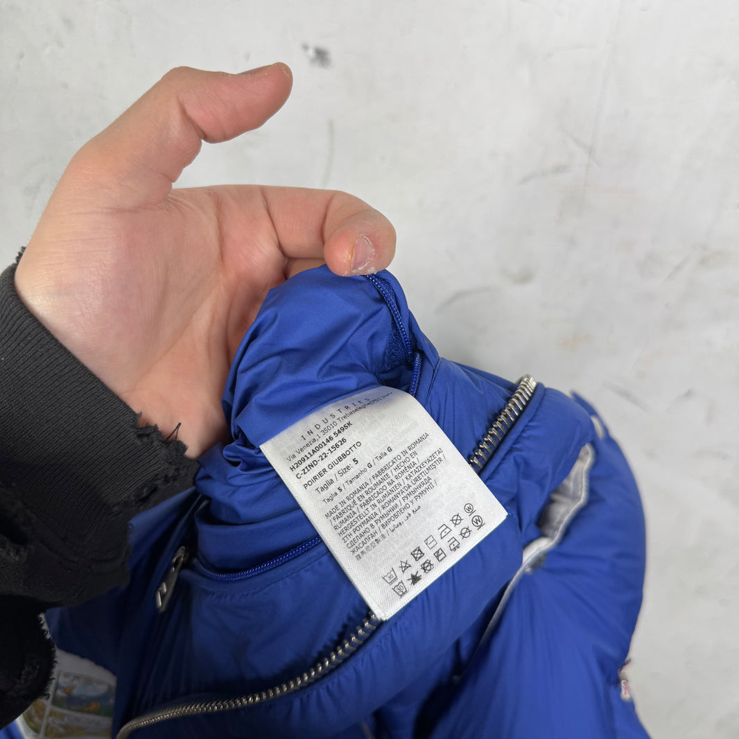 Moncler Blue Two Toned Porier Giubbotto Jacket