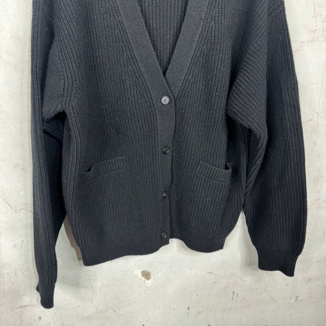 Balenciaga Black Knitted Cardigan