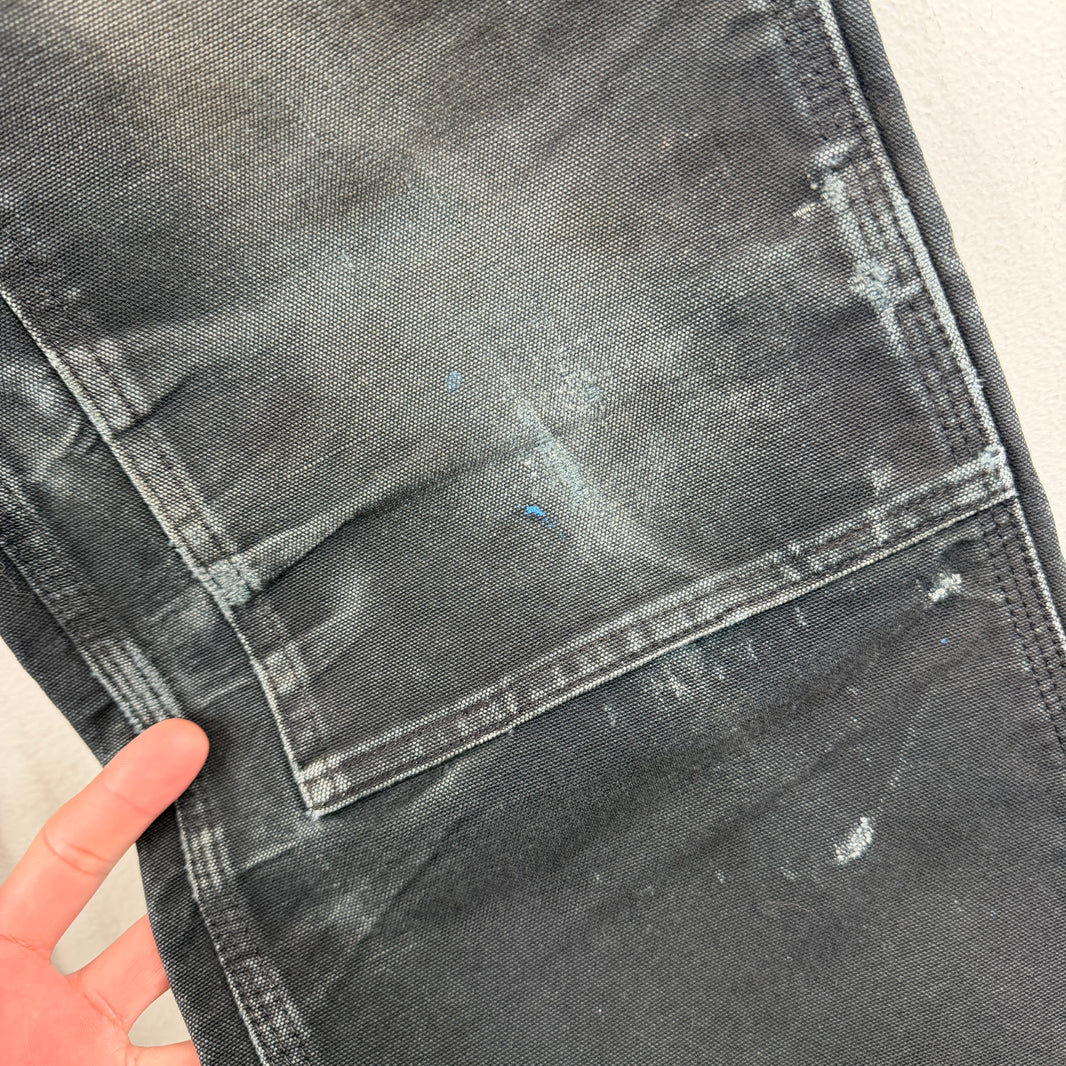Vintage Smoked Carhartt Black Double Knee Pants