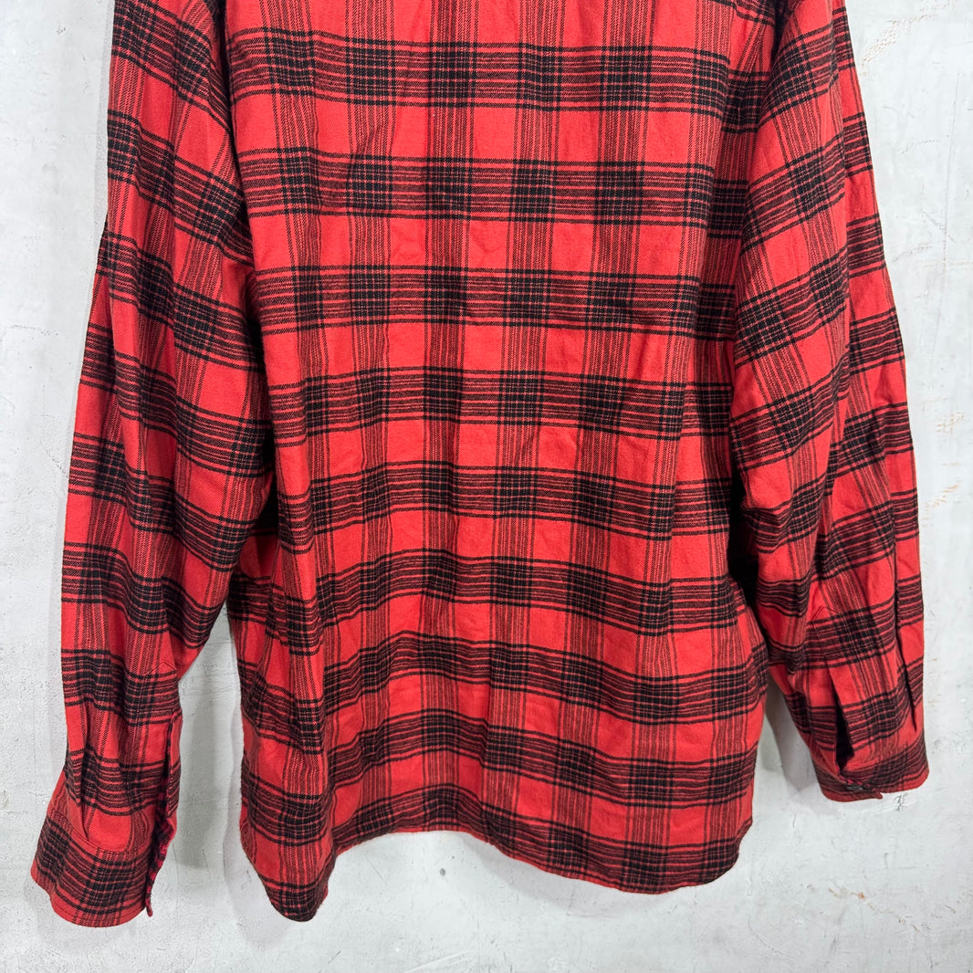 Balenciaga Multi Plaid Red Flannel