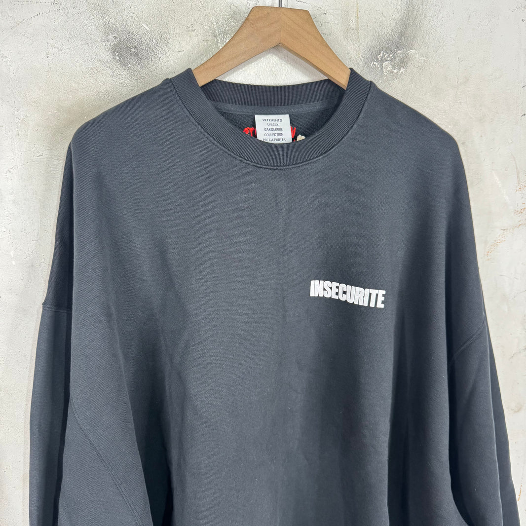 Vetements Insecurite Crewneck