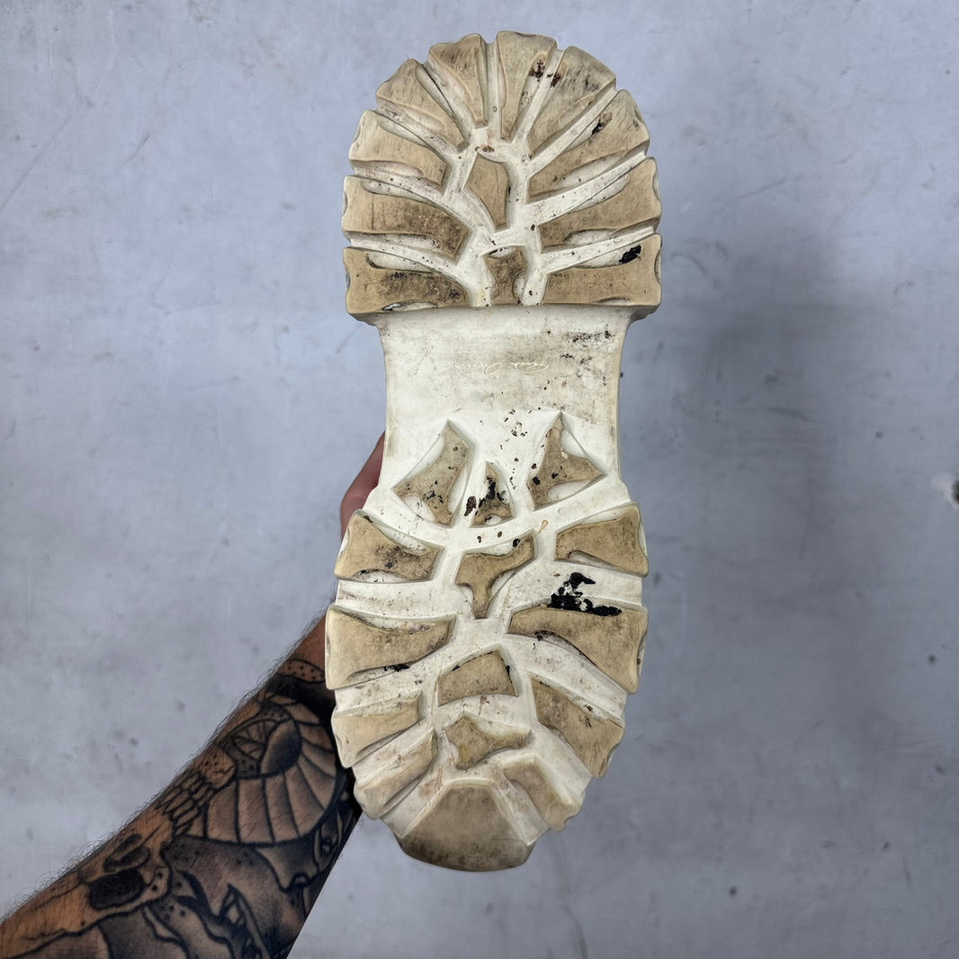 Rick Owens Lace Up Tractor Boots