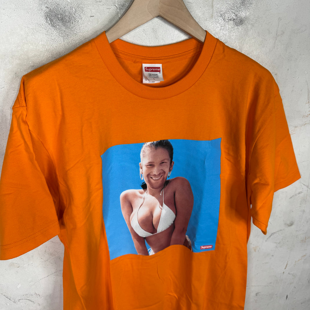 Supreme Orange Aphex Twin T-Shirt