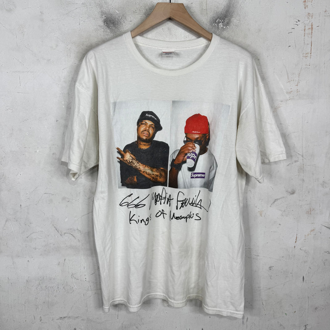 Supreme Three Six Mafia White T-Shirt
