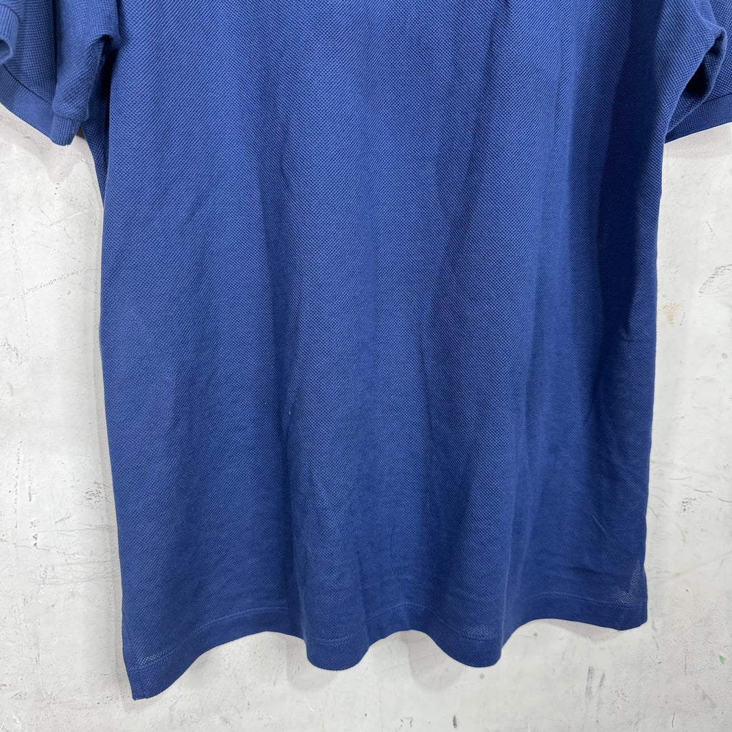 Gucci Navy Embroidered Collar Polo