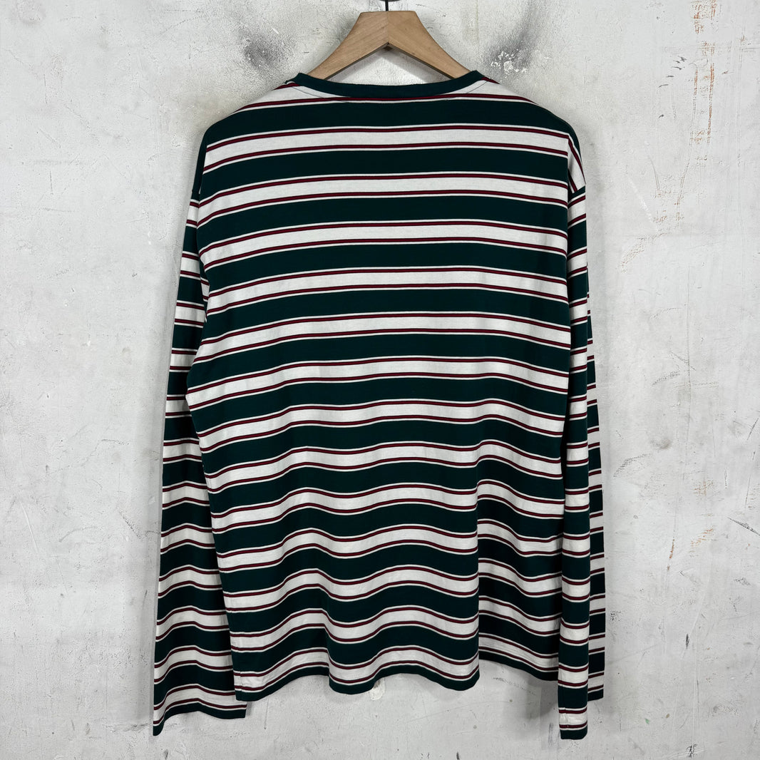Miu Miu Striped L/S Pocket T-Shirt