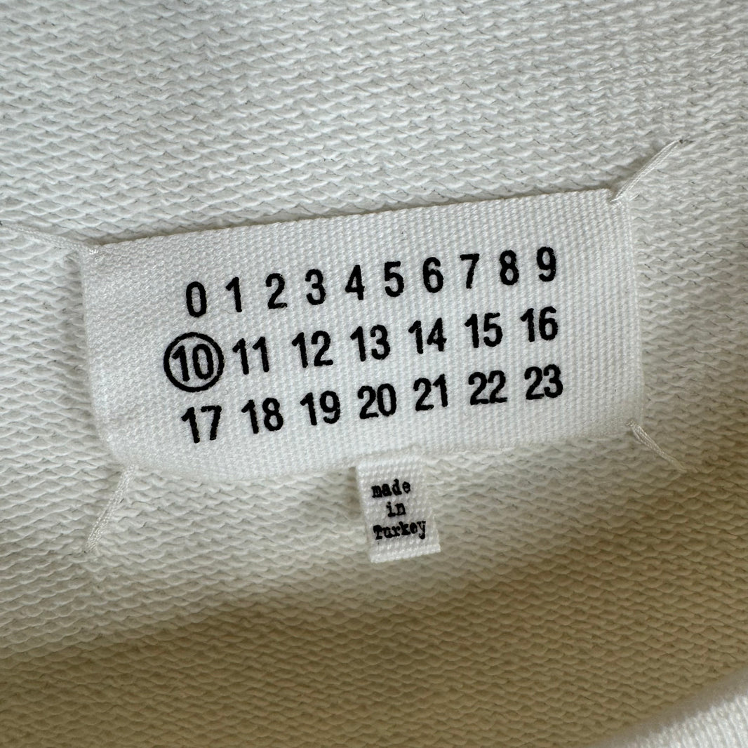 Margiela White Hybrid Crewneck