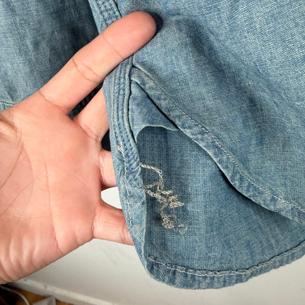 RRL Mechanic Chainstitch Button Up Shirt
