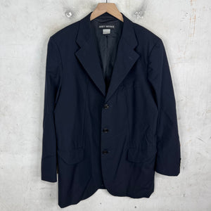 Issey Miyake Navy 3 Button Blazer