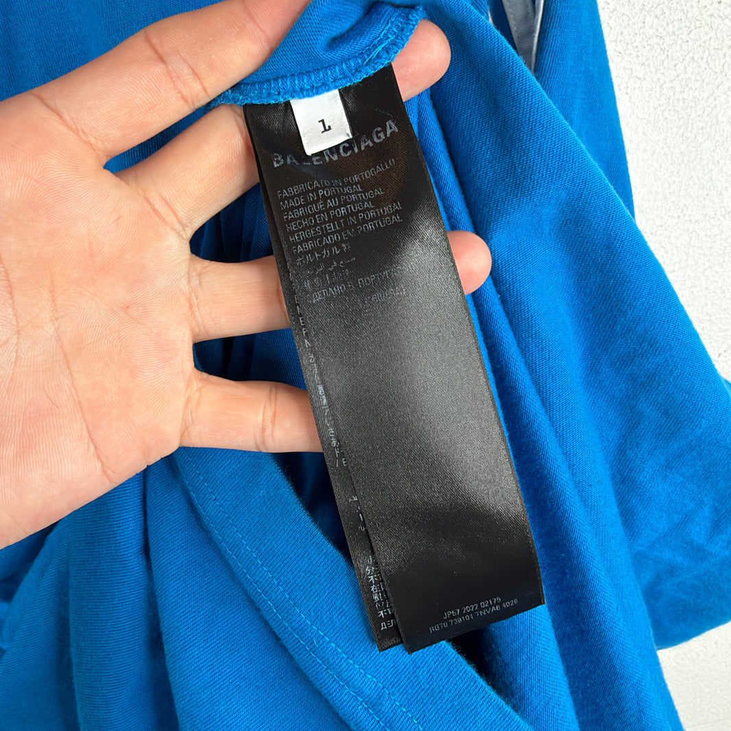 Balenciaga Adidas Cotton Jersey T-Shirt