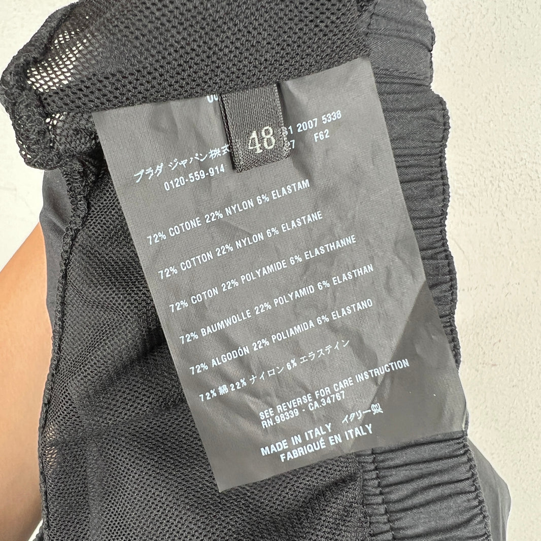 Prada Black Nylon Swim Shorts