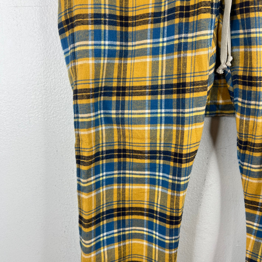 Rick Owens Acid Plaid Drop Crotch Pants