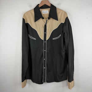 Margiela Western Two Tone Snap Button Shirt