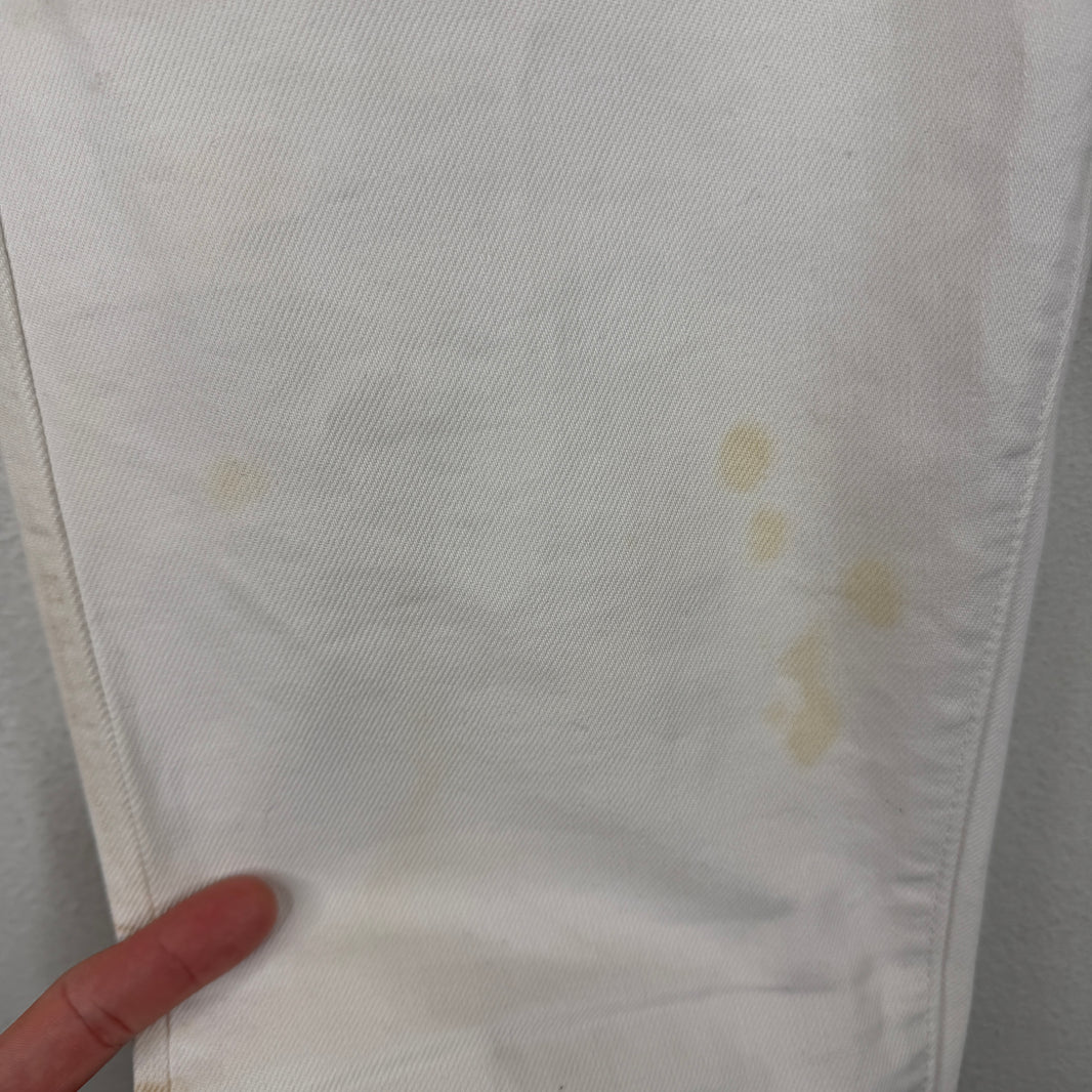 RRL White Slim Jeans
