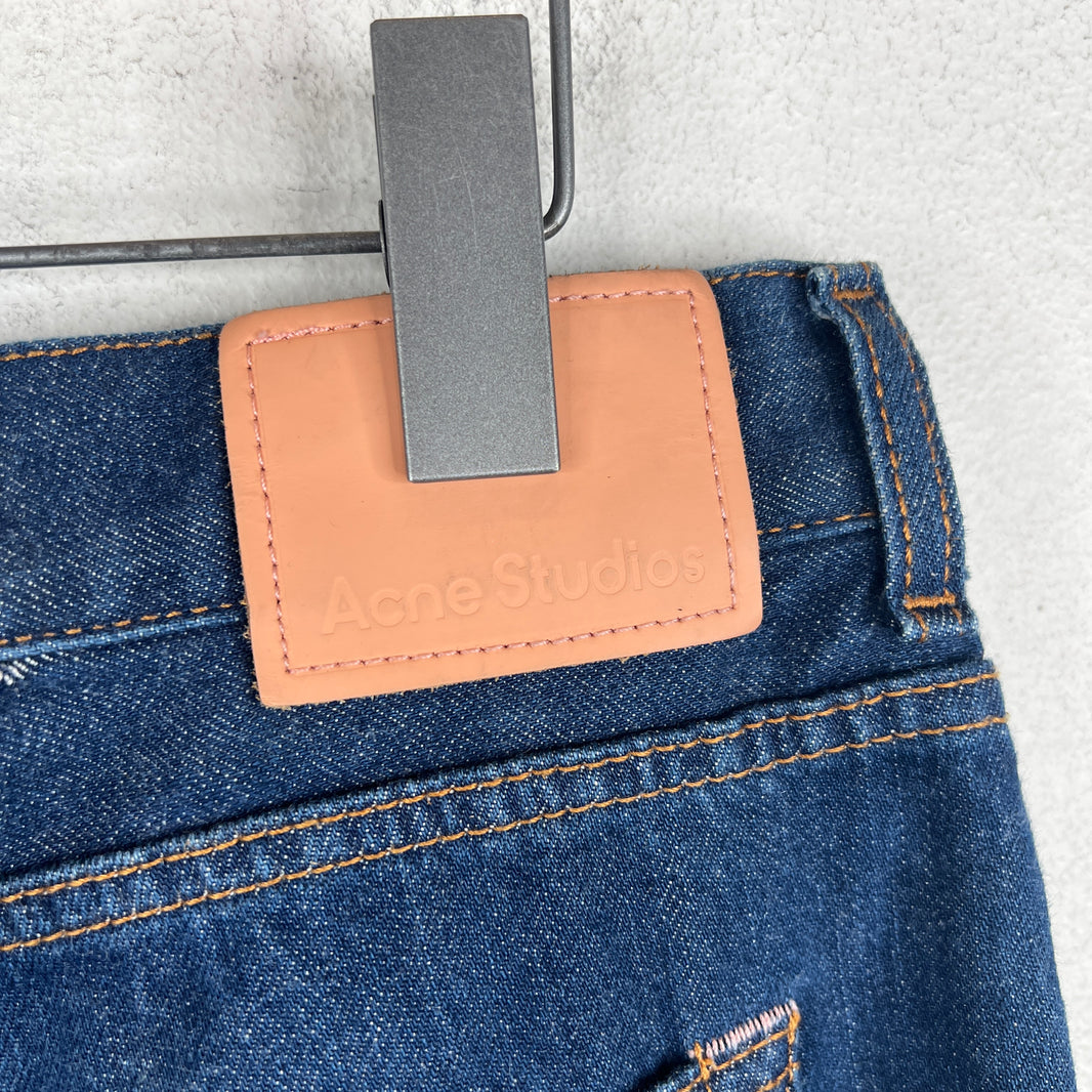 Acne Studios Blue Wide Leg Denim Jeans