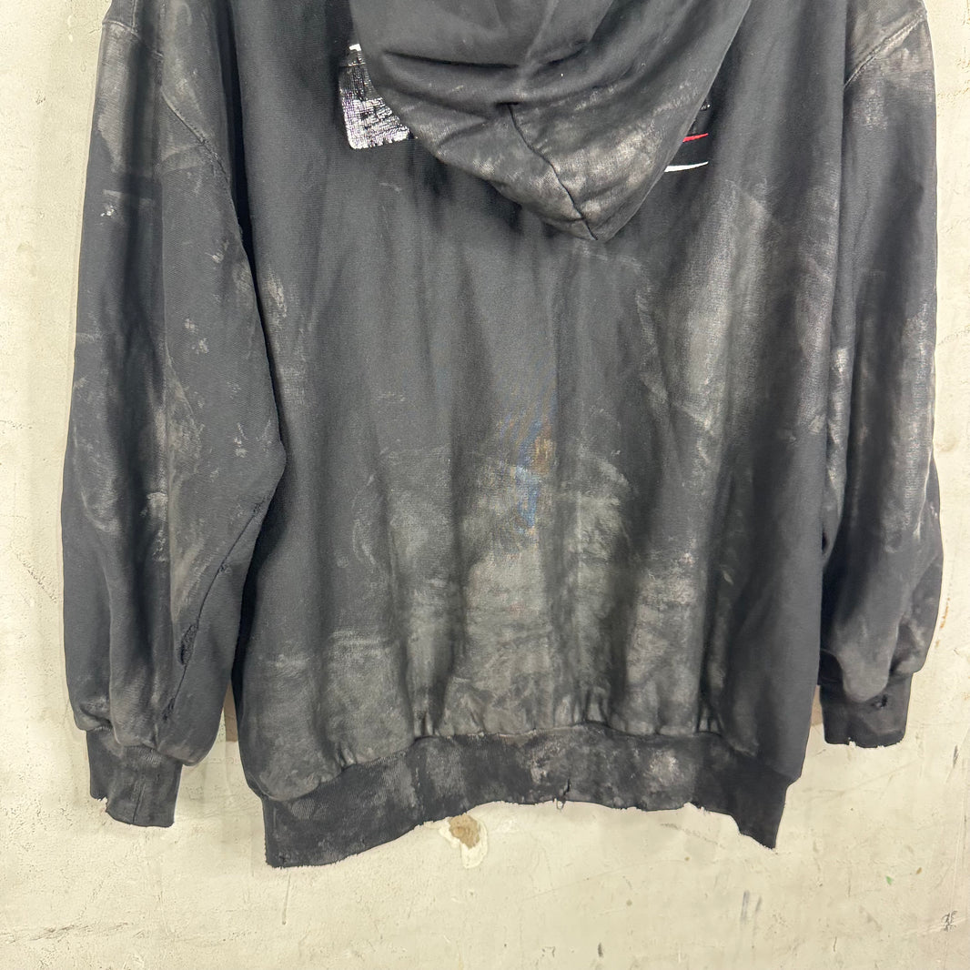 Balenciaga Campaign Mud Gaffer Zip Hoodie