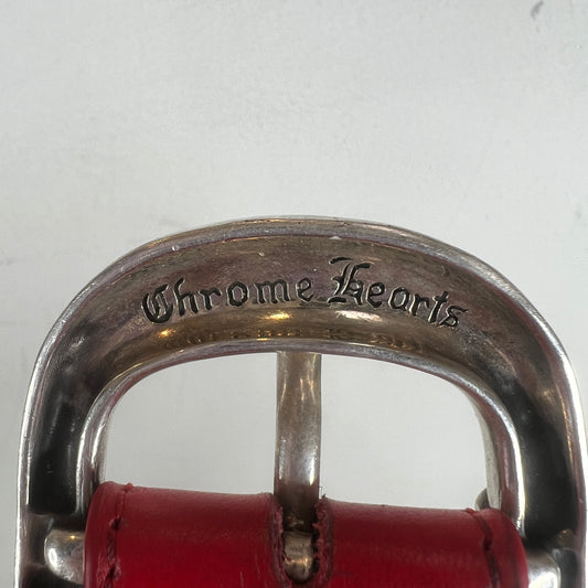 Chrome Hearts Red Gunslinger Belt