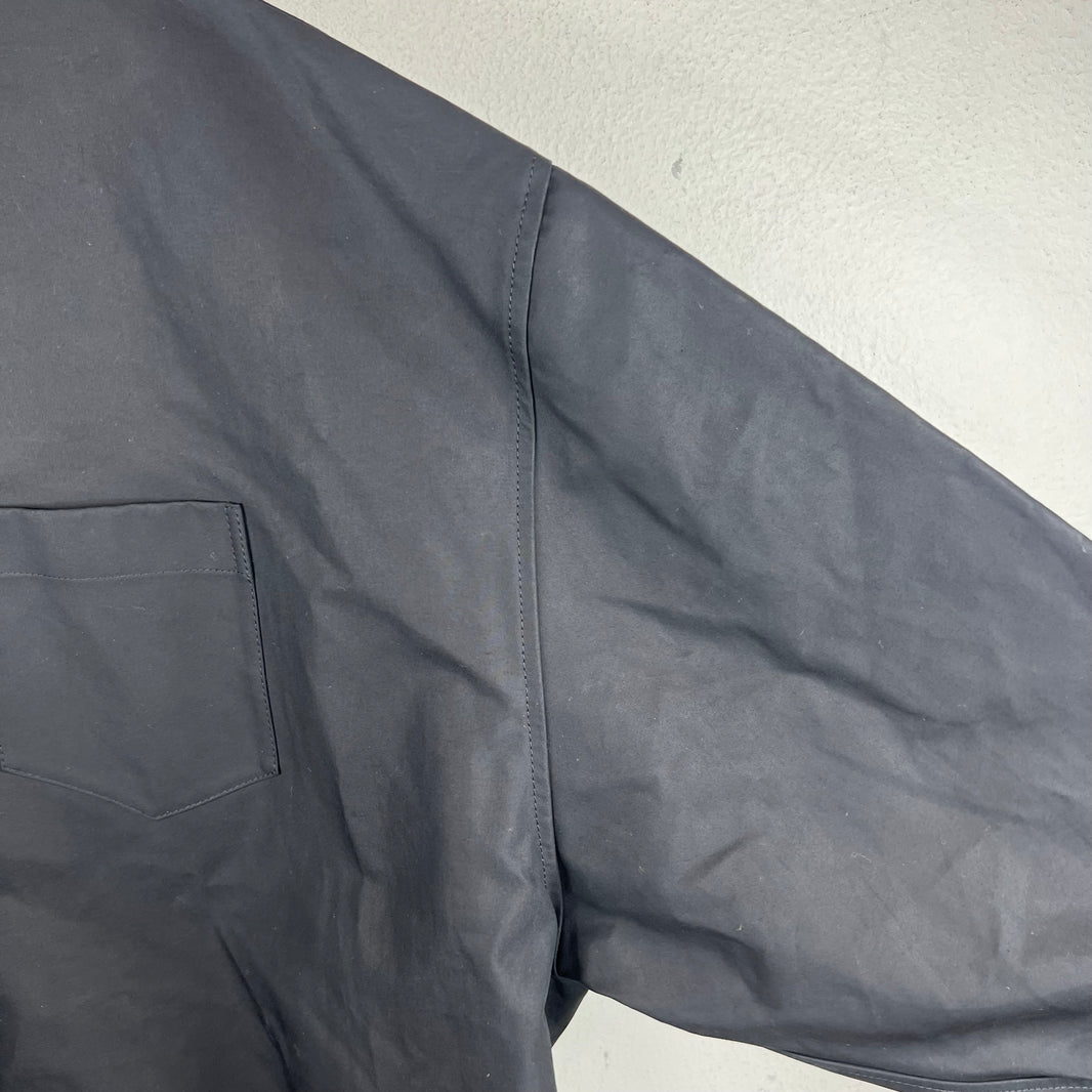 Balenciaga Black Cocoon Snap Button LS Shirt
