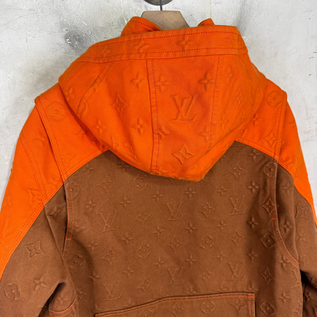 Louis Vuitton Orange Monogram Work Jacket
