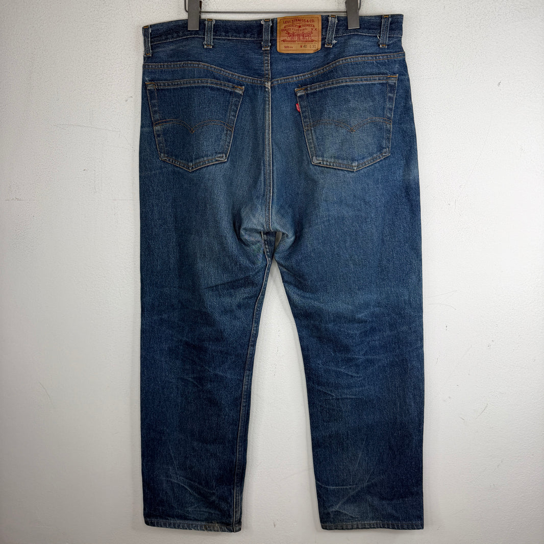 Vintage Levi's 501xx Dark Blue Jeans