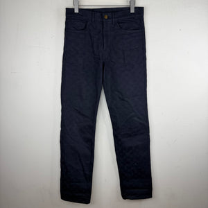 Louis Vuitton Virgil Navy Monogram Skinny Jeans