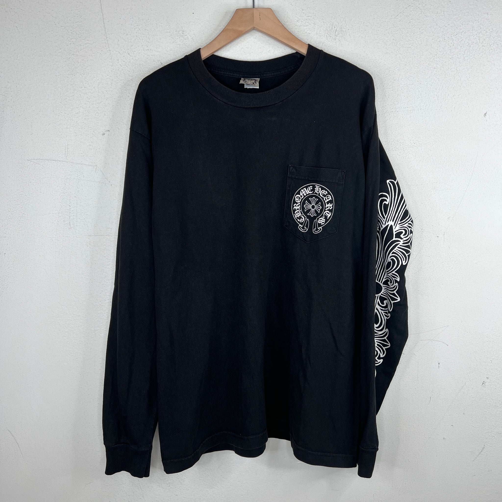Chrome Hearts Paris Fleur Pocket Longsleeve T-Shirt
