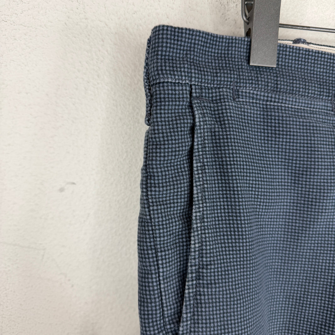 RRL Blue Plaid Trousers