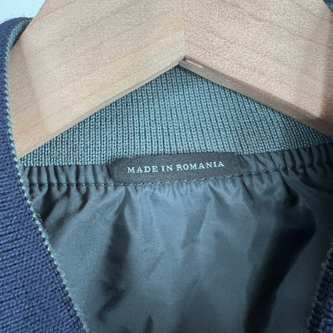 Prada Navy Reversible Bomber Jacket