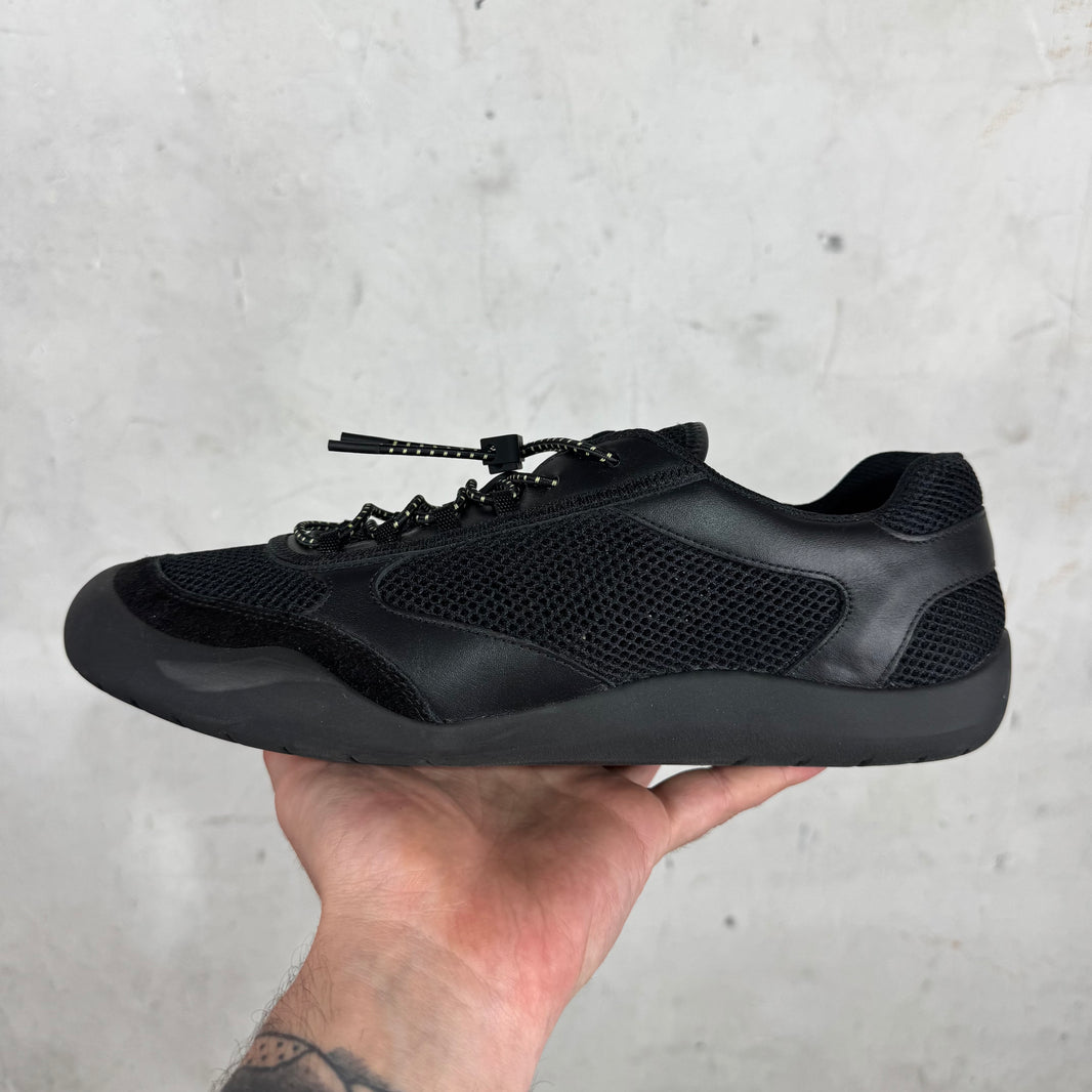 Prada Leather/Mesh Speedrock Sneaker