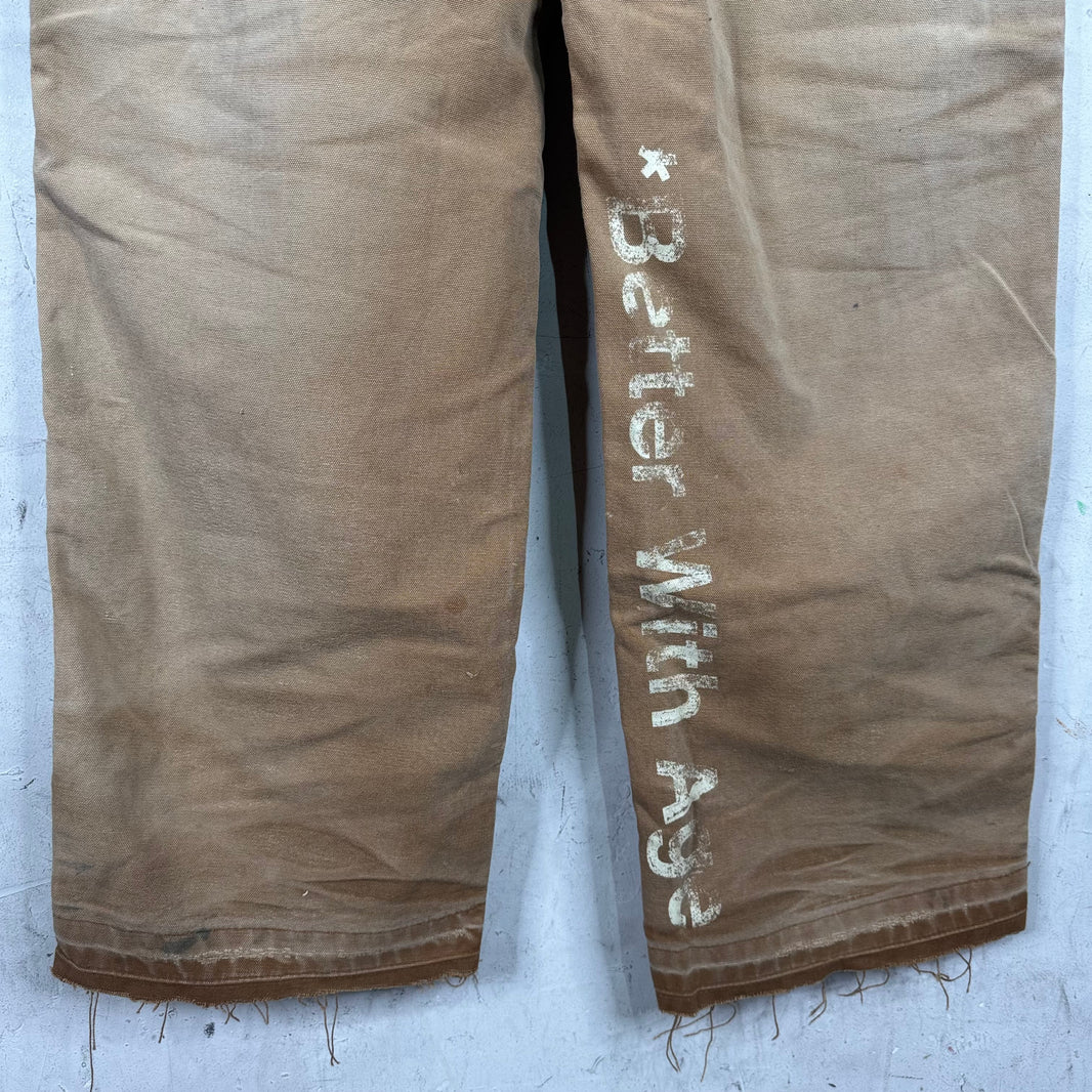 Better With Age Distressed Repaired Patch Carpenters