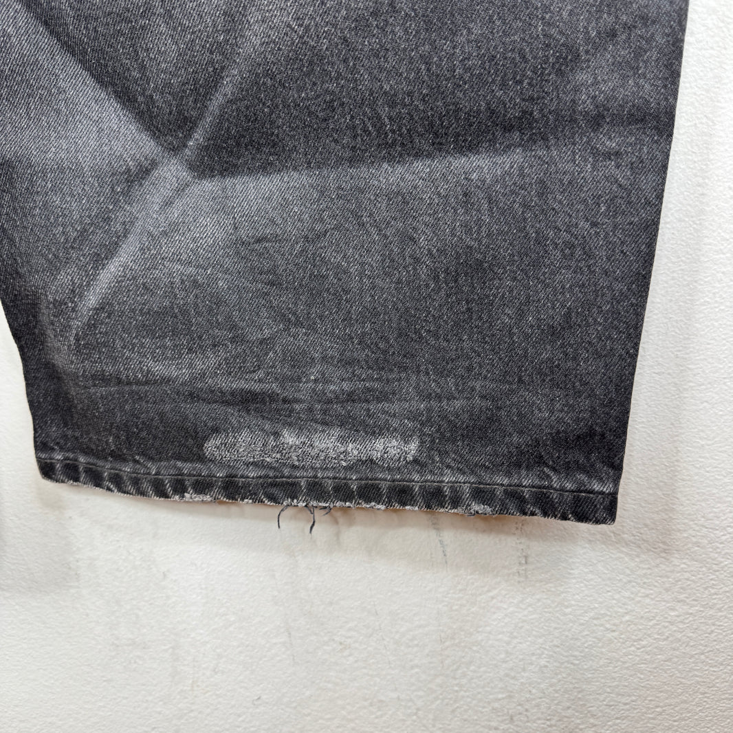 Balenciaga Black Waxed Jeans