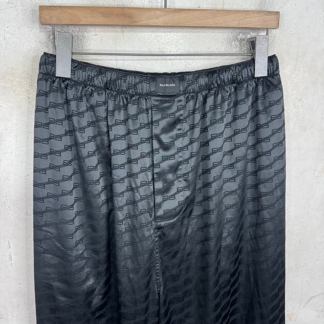 Balenciaga Monogram BB Loungewear Pants