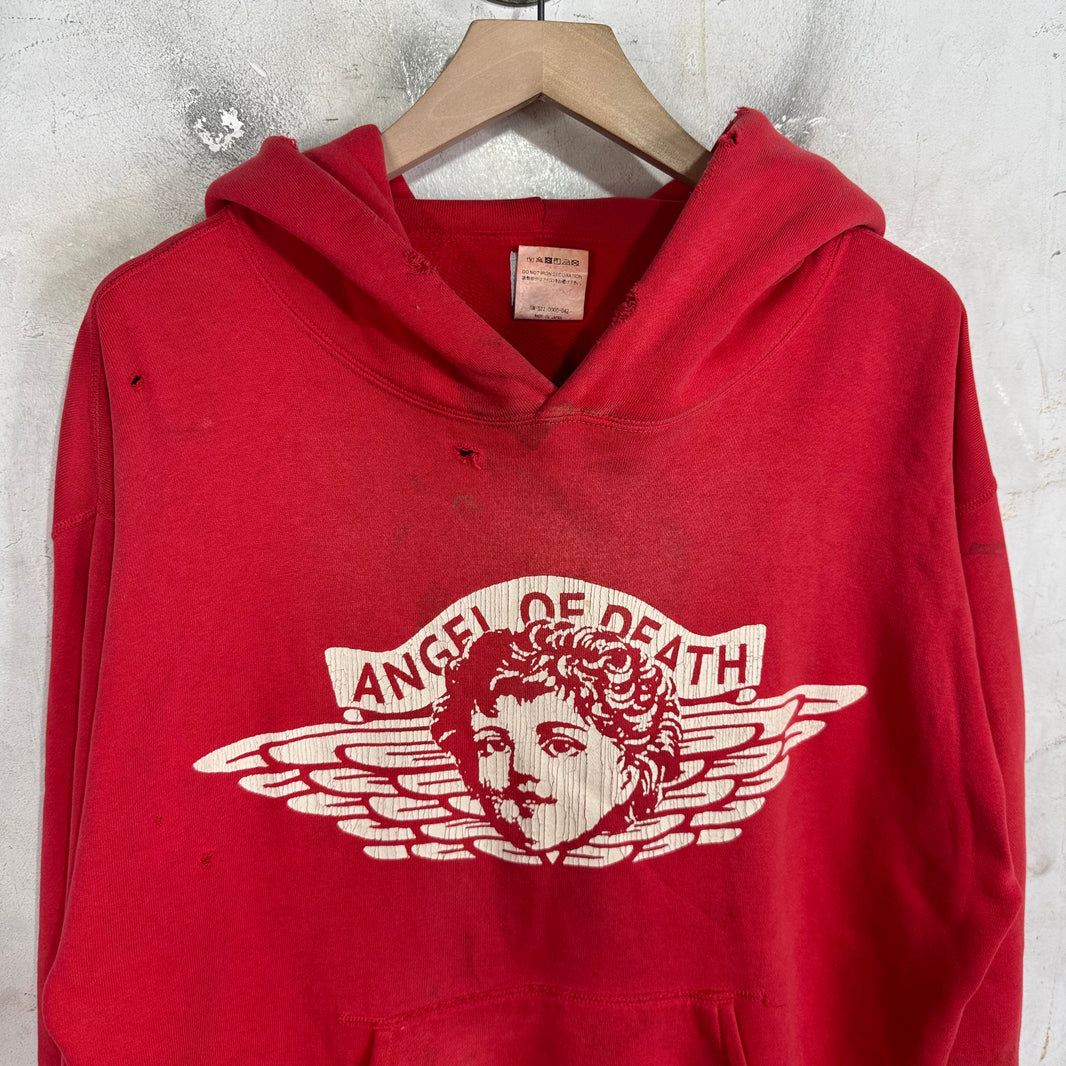 Saint Michael Angel Distressed Hoodie