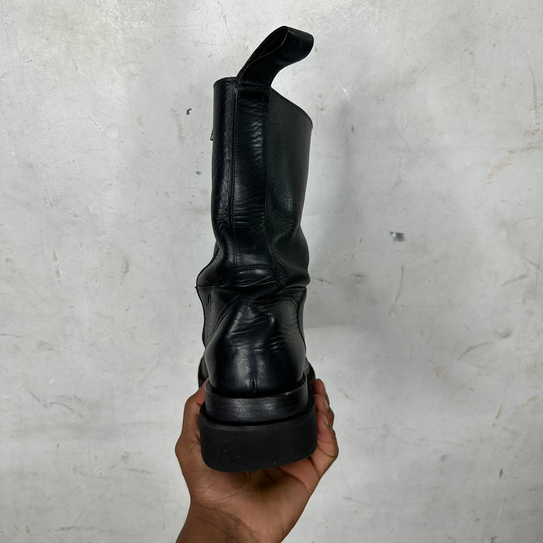 Bottega Veneta Zipped Lug Ankle Boot