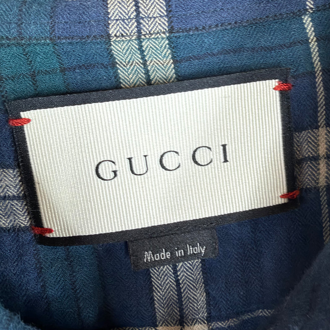 Gucci Plaid Flannel Shirt